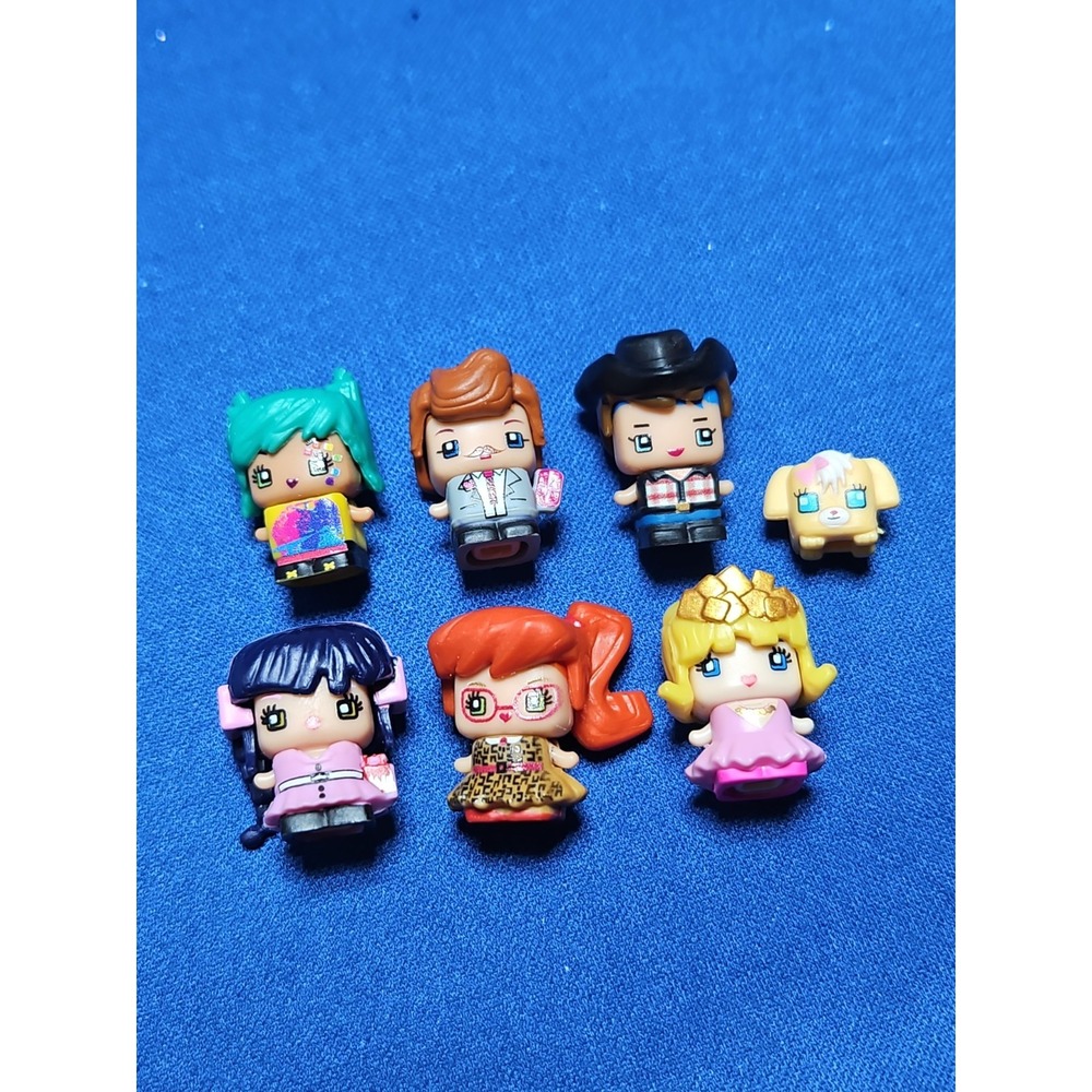 My Mini MixieQ's Mixed Figures Lot 7 Pc Interchangeable Excellent